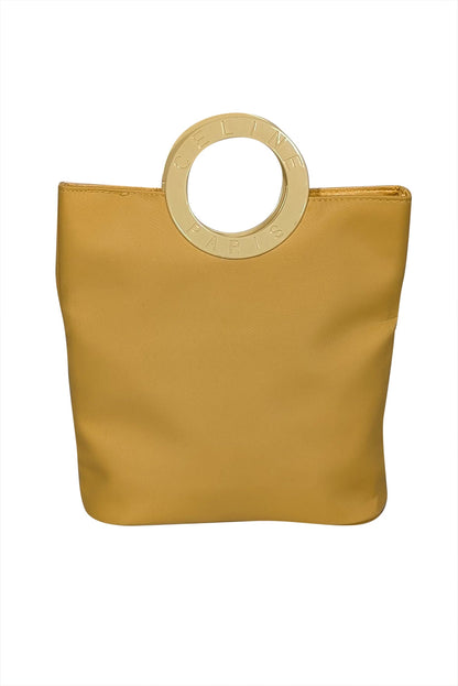 Luxury CELINE - Yellow "O" Ring Handle Mini Bag