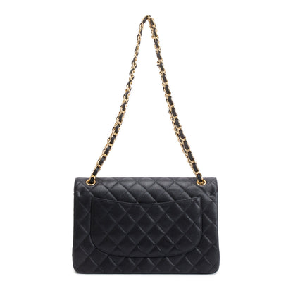 Chanel 2020 Black Caviar Classic Jumbo Double Flap Bag