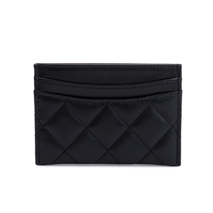 Chanel 2020 Black Caviar Leather Classic Card Holder