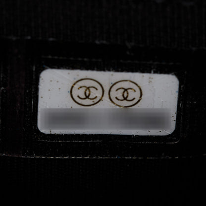 Chanel 2020 Black Caviar Leather Classic Flap Card Holder