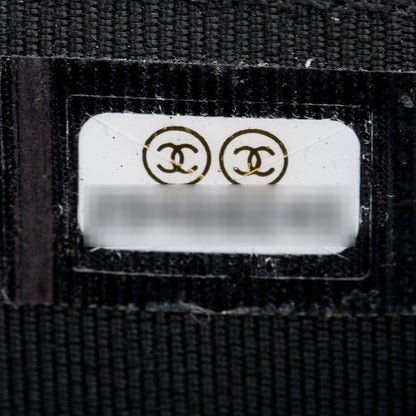 Chanel 2020 Black Lambskin Leather Classic Flap Card Holder