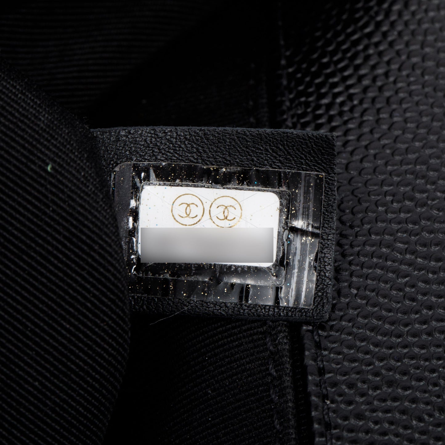 Chanel 2020 Black Quilted Caviar Leather Medium Boy Bag