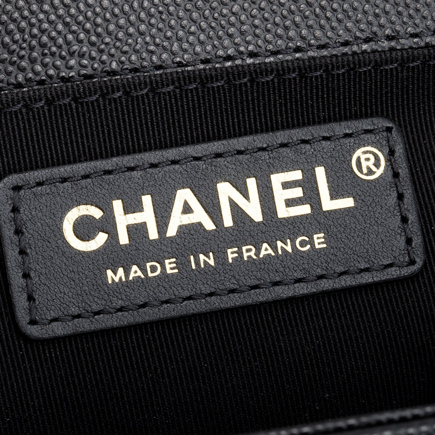Chanel 2020 Black Quilted Caviar Leather Medium Boy Bag