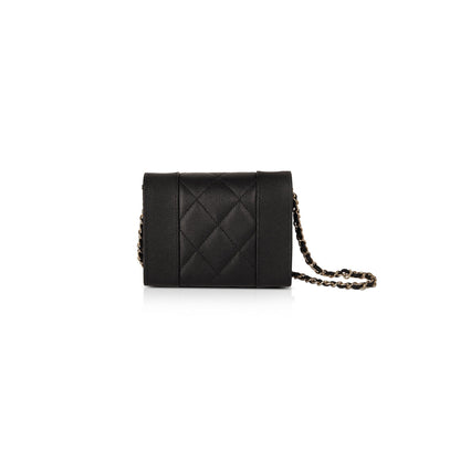 Chanel 2020 Mademoiselle Mini Wallet on Chain Crossbody Bag