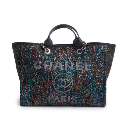 Chanel 2020 Medium Sequin Deauville Tote
