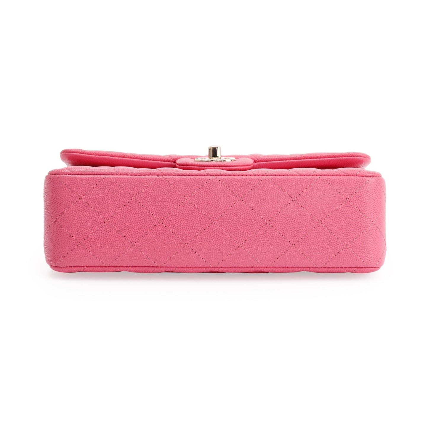Chanel 2020 Pink Caviar Small Classic Double Flap Bag