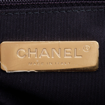 Chanel 2020 Purple Lambskin Leather Medium 19 Flap Bag