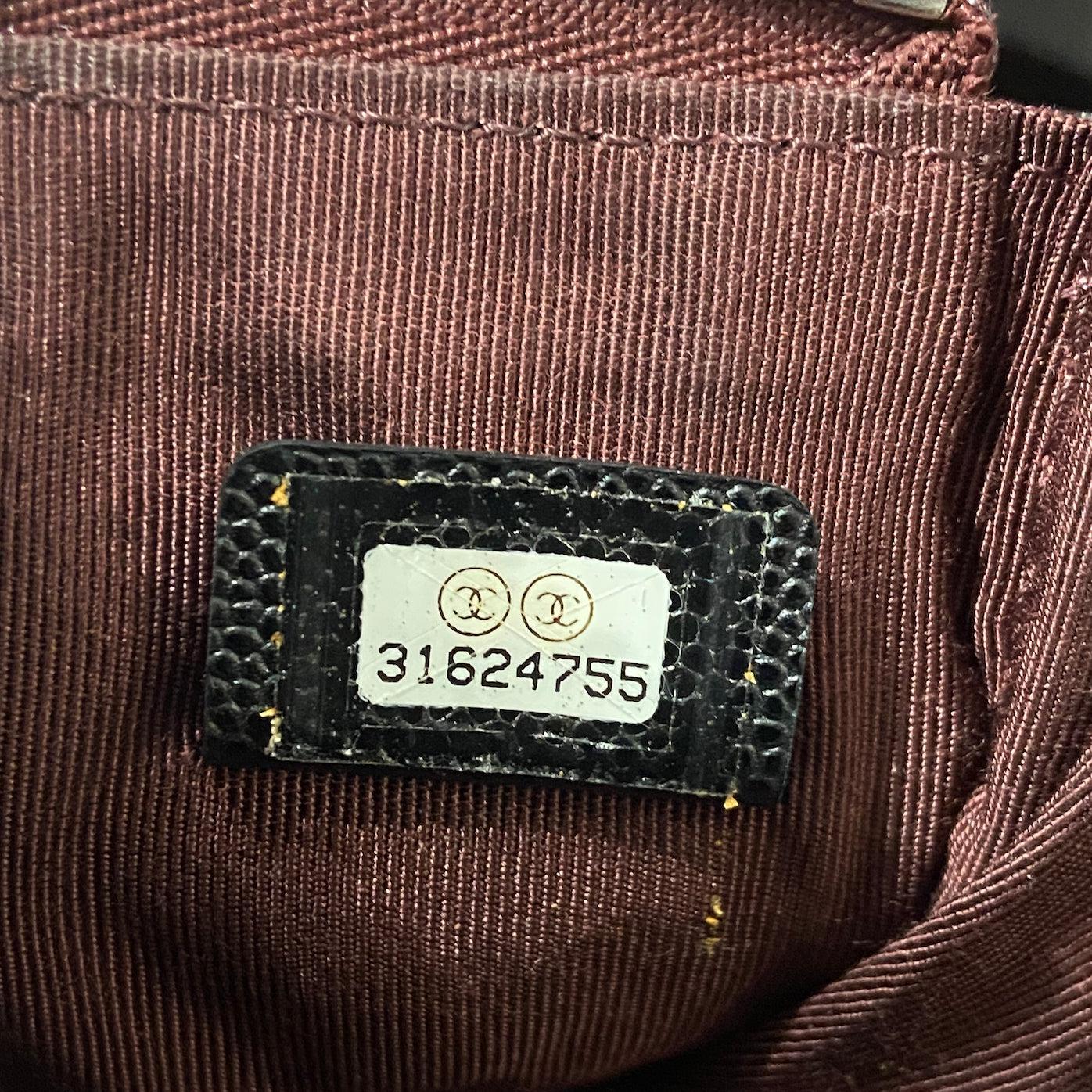 Chanel 2021 Black Caviar Classic Mini Zip Pouch