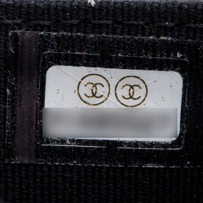 Chanel 2021 Black Quilted Lambskin Leather Classic Flap Card Holder