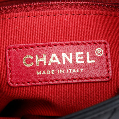 Chanel 2021 Black Quilted Matelasse Mini Shopper Tote