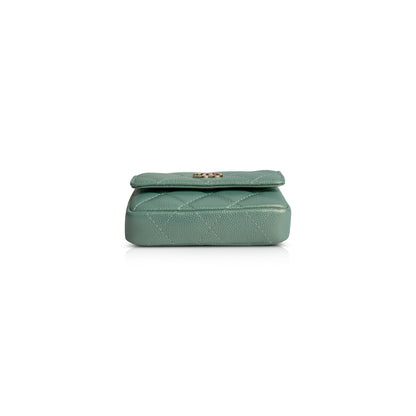 Chanel 2021 CC Pearl Coin Purse with Chain