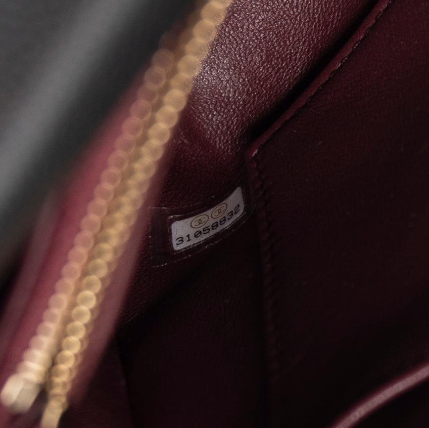 Chanel 2021 Medium Lizard-Trimmed Coco Handle Bag