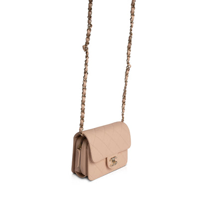 Chanel 2021 Mini Like A Wallet Flap Bag
