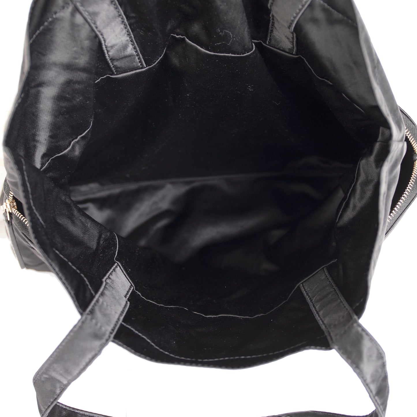 Chanel 2021 Nylon Grosgrain Lifestyle Pouch with Foldable Tote Bag
