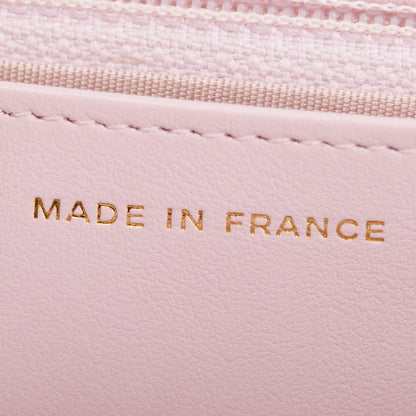 Chanel 2021 Pink Caviar Leather Coco Candy Wallet on Chain