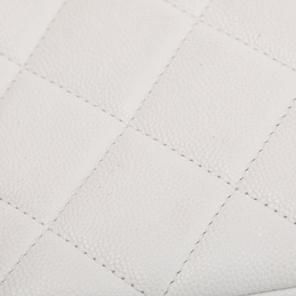 Chanel 2021 White Caviar Leather Small My Everything Flap Bag