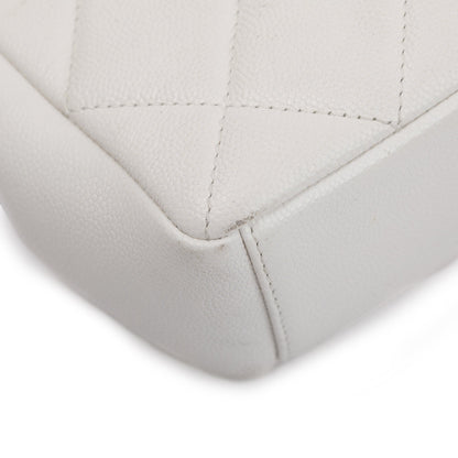 Chanel 2021 White Caviar Leather Small My Everything Flap Bag