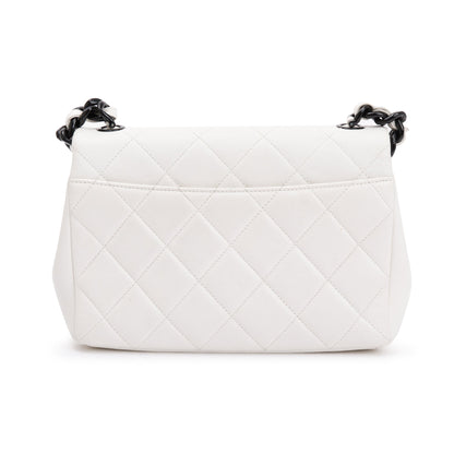 Chanel 2021 White Caviar Leather Small My Everything Flap Bag