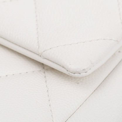 Chanel 2021 White Caviar Leather Small My Everything Flap Bag