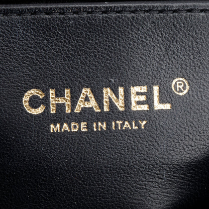 Chanel 2022 Black Caviar Leather Small Boy Bag
