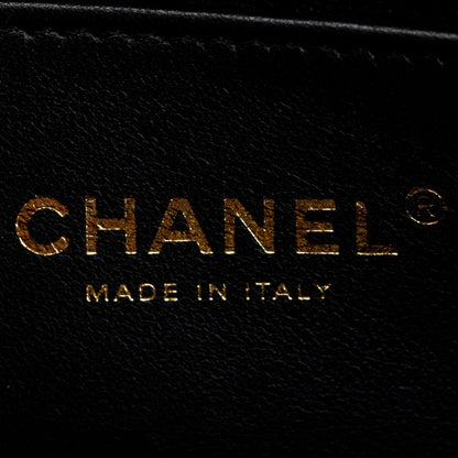 Chanel 2022 Black Caviar Leather Small Boy Bag