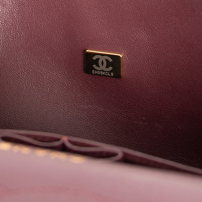Chanel 2022 Black Lambskin Classic Jumbo Double Flap Bag