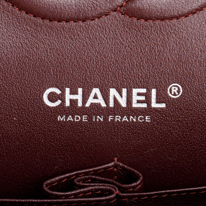 Chanel 2022 Black Quilted Caviar Leather Classic Medium Double Flap Bag
