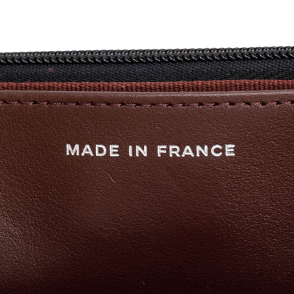 Chanel 2022 Black Quilted Caviar Leather Classic Wallet on Chain