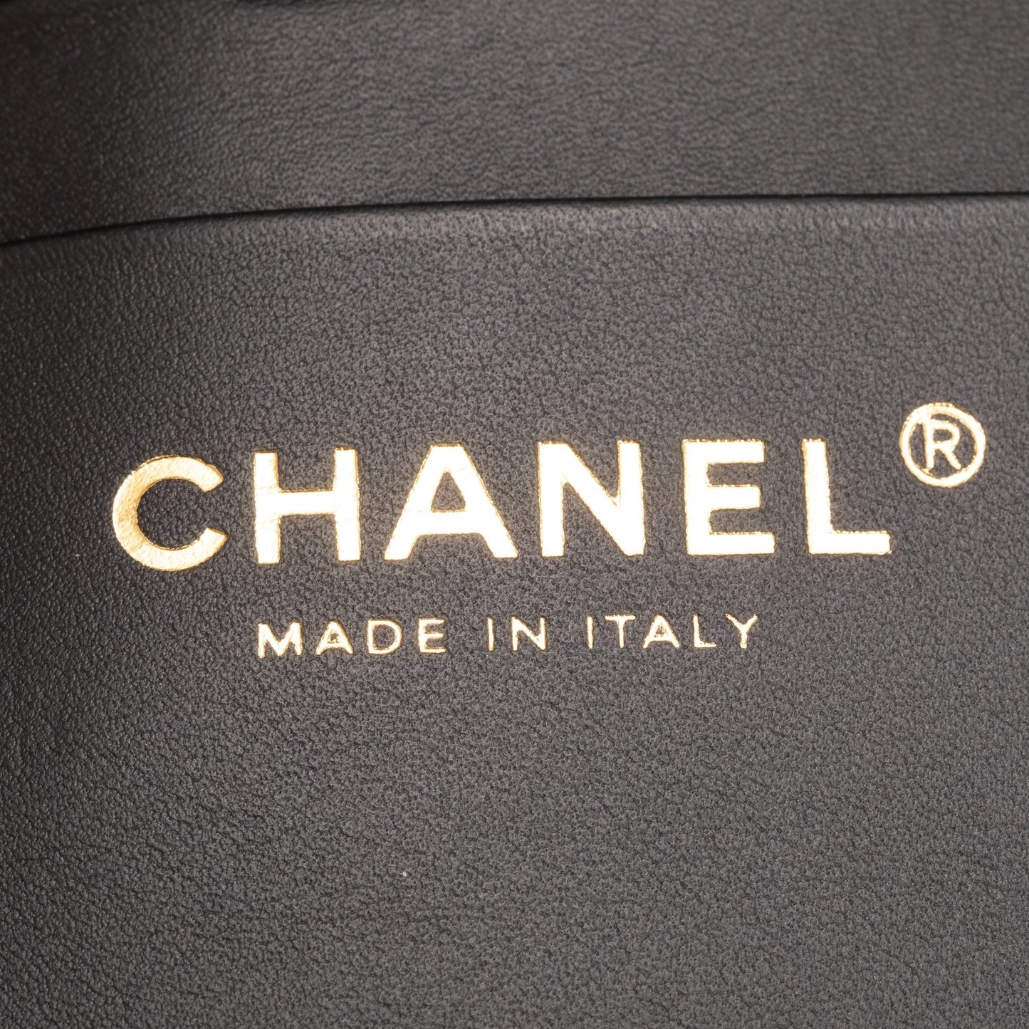 Chanel 2022 Black Quilted Caviar Leather Handy Box Vanity Case