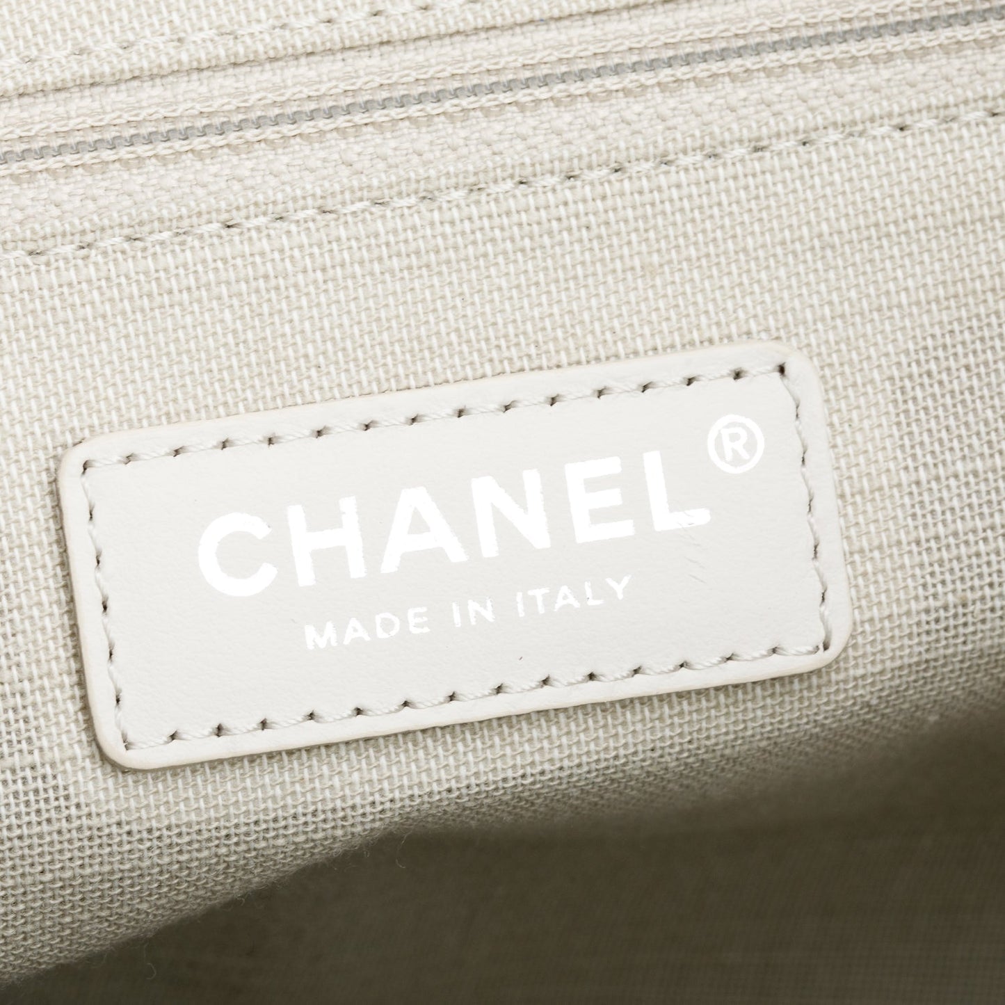 Chanel 2022 Blue Mixed Fibers Small Deauville Tote