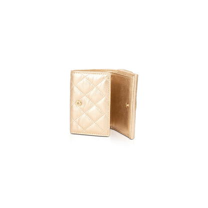 Chanel 2022 Classic CC Logo Compact Wallet