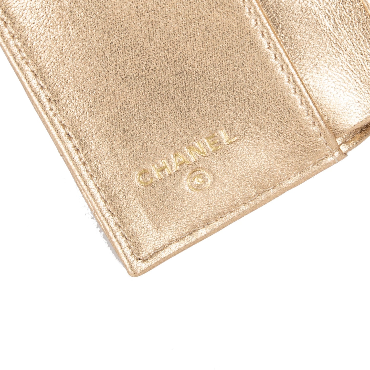 Chanel 2022 Classic CC Logo Compact Wallet