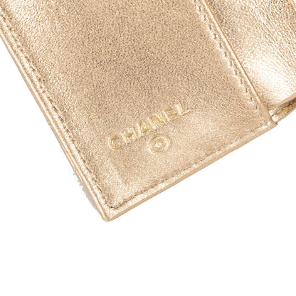 Chanel 2022 Classic CC Logo Compact Wallet