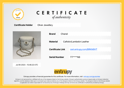 Chanel 2022 Lambskin Leather Small Vanity Case