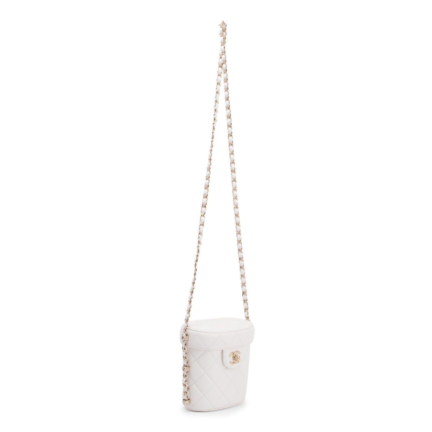 Chanel 2022 Lambskin Leather Small Vanity Case