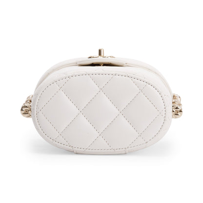 Chanel 2022 Lambskin Leather Small Vanity Case