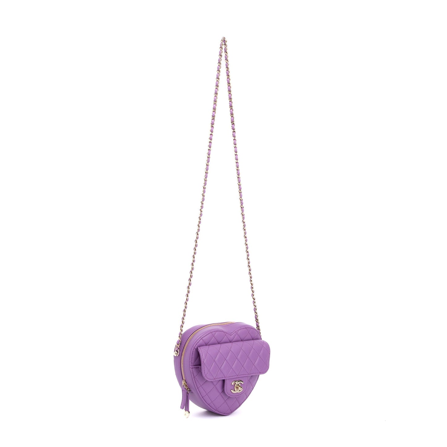 Chanel 2022 Large CC In Love Heart Bag