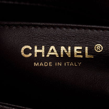 Chanel 2022 Marron Caviar Leather Small Boy Bag