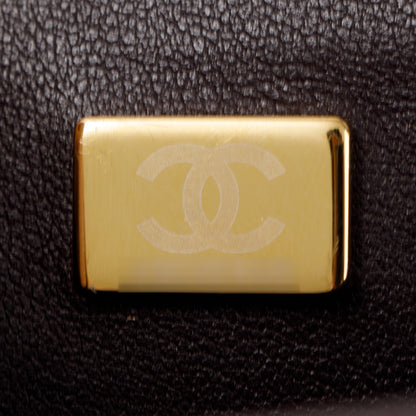 Chanel 2022 Marron Caviar Leather Small Boy Bag