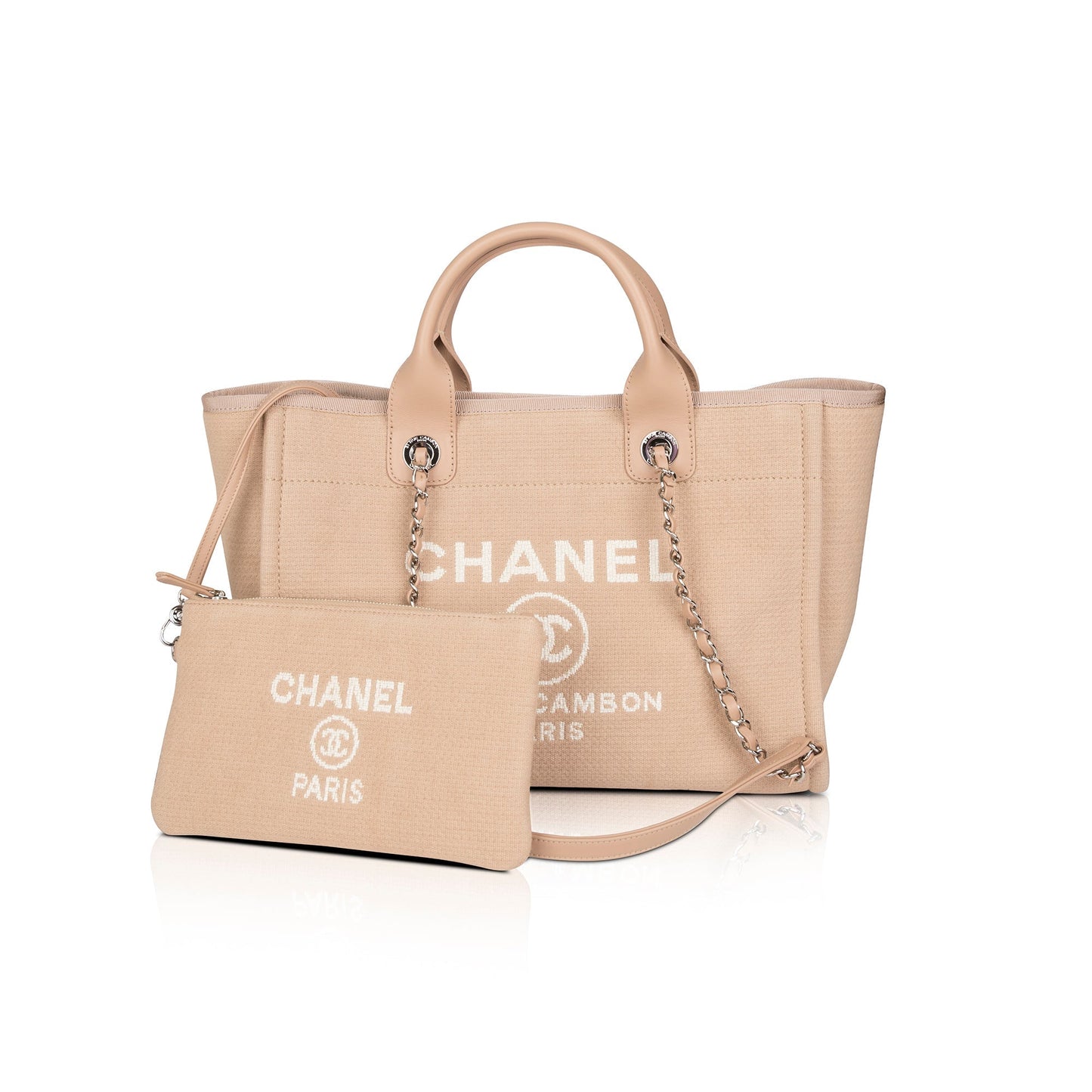 Chanel 2022 Mixed Fibers Small Deauville Tote