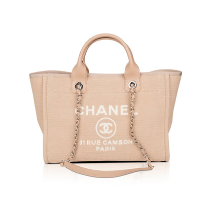 Chanel 2022 Mixed Fibers Small Deauville Tote