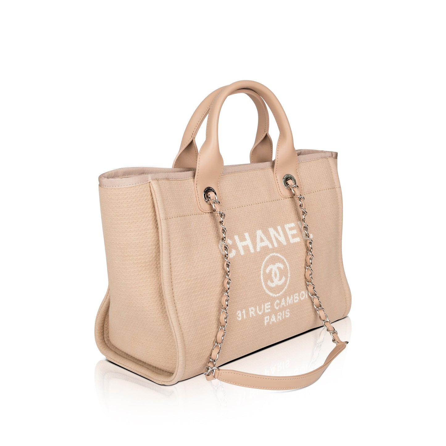 Chanel 2022 Mixed Fibers Small Deauville Tote