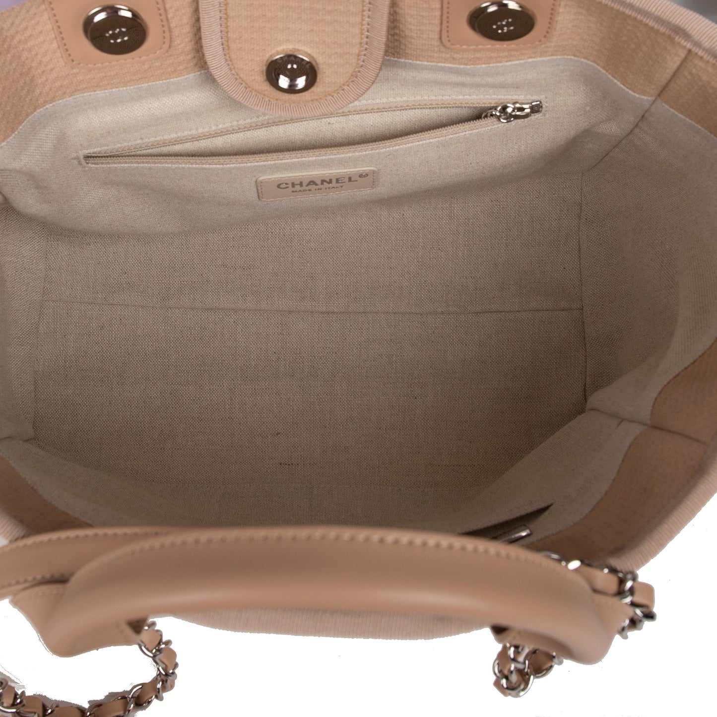Chanel 2022 Mixed Fibers Small Deauville Tote