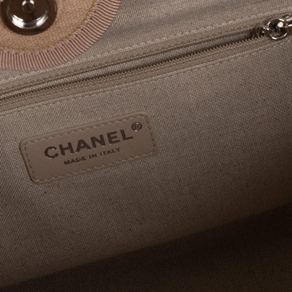 Chanel 2022 Mixed Fibers Small Deauville Tote