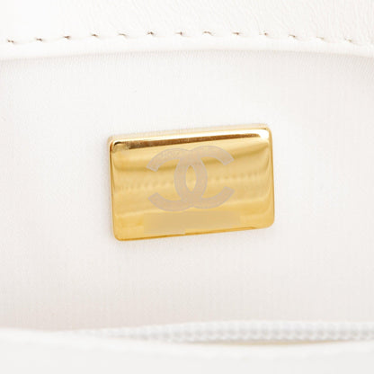 Chanel 2022 Multicolor Sequin Coco Logo Mini Flap Bag