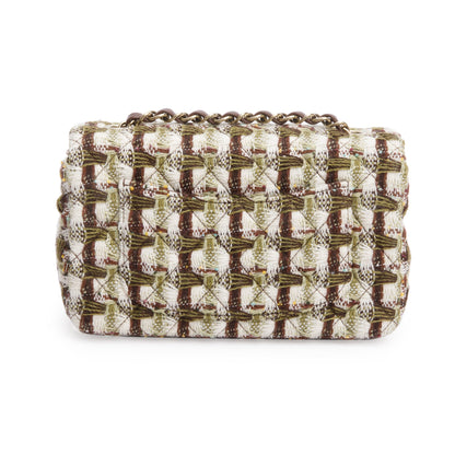 Chanel 2022 Multicolor Tweed Classic Mini Rectangular Flap Bag
