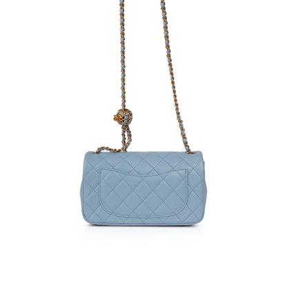 Chanel 2022 Pearl Crush Mini Flap Bag