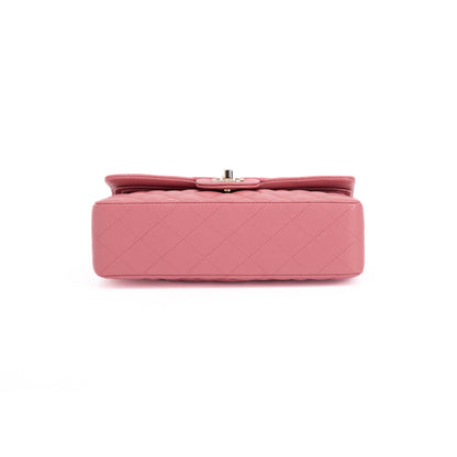 Chanel 2022 Pink Caviar Classic Medium Double Flap Bag