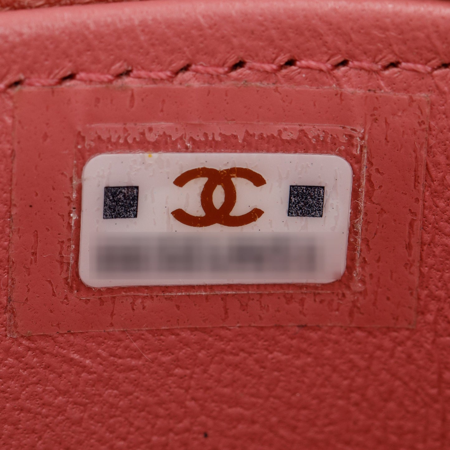 Chanel 2022 Pink Lambskin Leather Mini Vanity Case