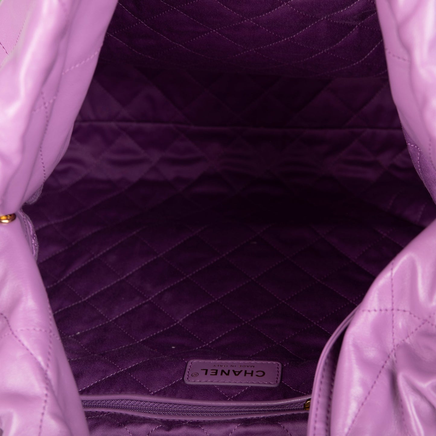 Chanel 2022 Shiny Calfskin 22 Hobo